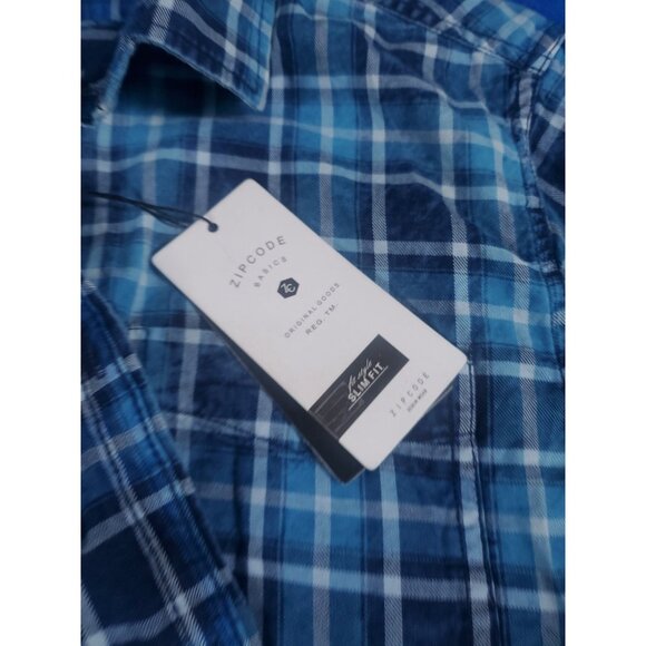 Zip code Ricky Singh Button Down Shirt Men's Size Large NEW With Tag - Picture 12 of 14